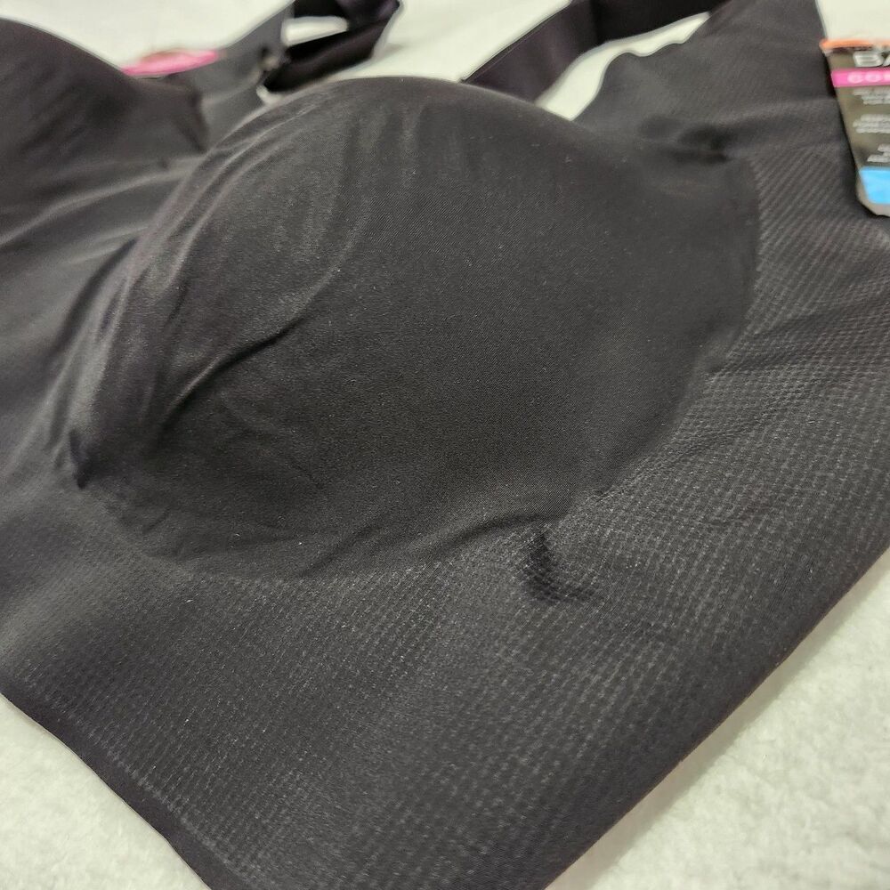 Bali Bra Size 3XL Black Convertible Straps Wireless Stretch Comfort. - Picture 2 of 14